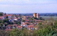 Pythion: General view of the village and the Byzantine Castle